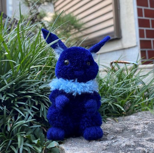 シュミルぽんぽん, Shumil (Blue rabbit) pompon