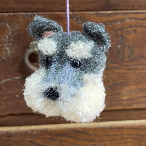 ミニチュアシュナウザーぽんぽん, Miniature Schnauzer pompon